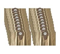 Vacuum Cleaner Bags 20 Paper Filter Bags for Parkside Wet Dry Vacuum Cleaner PNTS 30 PNTS 1250/9 PNTS 1300 PNTS 1400 PNTS 1500
