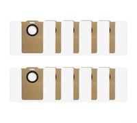 Vacuum cleaner bags compatible with For Mova E20 Plus, For Honor Choice S3 Plus, E20 Plus and Q8 Max with hygienic dust containment and meltblown fibre filter (10 PACK)