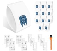 Vacuum Cleaner Bags for Miele Hyclean 3D GN for Miele Classic C1 Complete C2 C3, S2, S5, S8, S400 S600 S800 Series Efficiency Bags Including 6 Exhaust Filters and 6 Motor Protection Filters