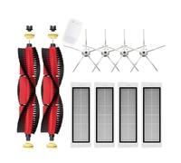 Vacuum Cleaner Brush Mops Hepa Filters Accessories，Compatible For Roborock S5 Max S50 S502 S55 S6 Pure E4 E5，Compatible For Xiaomi 1S SDJQR01RR (Color : 18 PCS)
