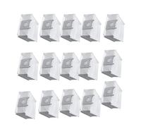 Vacuum Cleaner Collection Bag Compatible For Roidmi EVE Plus Bag Robotic Waste Storage Bag Replacement Accessories (Color : 15 PCS Dust bag)