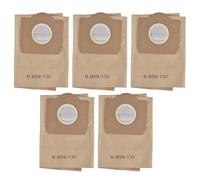 Vacuum Cleaner Dust Bag, 5pcs Paper Vacuum Cleaner Bag Canister Sweeper Filters Accessory Replacement for 6.959-130.0 WD3200 WD3300 WD3500