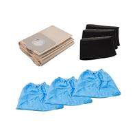 Vacuum Cleaner Dust Bag Blue Cloth Cover Foam Filter,Compatible for Einhell TC-VC 1820 TC-VC 1820 SA TC-VC 1815 S