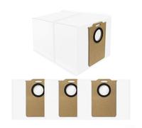 Vacuum Cleaner Dust Bags 4/10 Pack Compatible with for Midea VCR S6 Plus Robot Vacuum, 3.5L Capacity Self Emptying Design, High Filtration for Fine Dust, Easy Replace for Homes Cleaning(4 PACK)