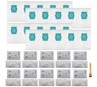 Vacuum Cleaner Dust Bags Compatible with for Miele Pure T/U Series, 5-Layer Microfiber for Guard S1, L1 Junior, for Silence, Comfort(C)