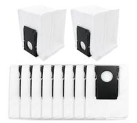 Vacuum Cleaner Dust Bags for Midea W20 W20 Pro and J20 Robot Models, Five Layer Filtration Design, Large Volume Capacity, Sturdy Non Woven Fabric, 4 or 10 Pack Options (10 PACK)