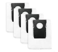 Vacuum Cleaner Dust Bags for Midea W20 W20 Pro and J20 Robot Models, Five Layer Filtration Design, Large Volume Capacity, Sturdy Non Woven Fabric, 4 or 10 Pack Options (4 PACK)