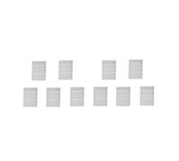 Vacuum Cleaner Dust Box HEPA Filter Frame Rubber Seals，Compatible For Ursus Trotter UT-MARINETTI-Negro Spare Accessories Dust Bin (Color : 10pcs HEPA)