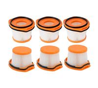 Vacuum Cleaner Filter, ABS Strong Suction Long Service Life 6 Pieces Cleaning Filter Easy Installation for Cleaning the Floor