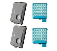 Vacuum Cleaner Filter Alternative Compatible with For Miele CX1 For Boost CX For SFHY 60 Replacement for SFHA 60 Pack of 2 or 4 (2)