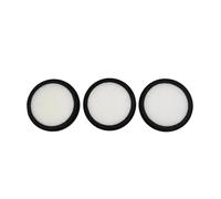 Vacuum Cleaner Filter，Compatible For Proscenic P8 Tool 98 * 90 * 41mm 3pcs White+Black Pack Useful Durable