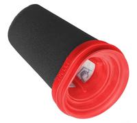 Vacuum Cleaner Filter for Bosch BBH3Z0025 BBH3PETGB/BBH3251GB, Pack of 2 or 4, Black and Red, ABS & Sponge Material, 13 x 7 cm(2)