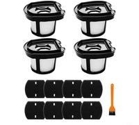Vacuum Cleaner Filter Kit for Bissell 2284W 2390 2389, Replaces 1614212 1614203 1614204, Includes Sponges and Tool