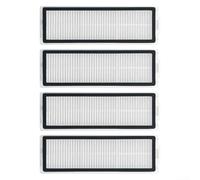 Vacuum Cleaner Filter Replacement Compatible with for M40S OV31CN Robot Vacuum Accessories Washable Filters Paper Material Cleaning Parts White 4 Pack Set