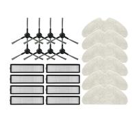 Vacuum Cleaner Filter, Side Brush, Mop Cloth. Compatible For Dreame D10s/ D10s Pro. Vacuum Cleaner Replacement Accessory Kit