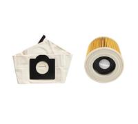 Vacuum Cleaner Filter & Washable Dust Bags,Compatible For Karcher WD3 MV3 WD3200 SE4001 A2299 A2204 A2656 Parts Accessories