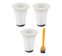 Vacuum Cleaner Filters, Compatible For Einhell TE-SV 18 Li, Washable And Reusable, Dust Filter Set, With 3-Pack Filters And Cleaning Brush