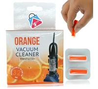 Vacuum Cleaner Fresheners 32PCS Orange Scent Sticks, Long Lasting Hoover Air Freshener Capsules Odour Eliminator, Universal Fit Vacuum Deodoriser for Pet Hair Dust & Smells