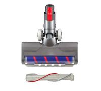 Vacuum Cleaner Head for Hardwood and Short Carpet Compatible with Dyson V7 V8,Fluffy Floor Attachment with LED Headlights,Motorized Brush with Bristle &Soft Roller