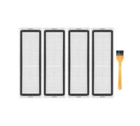 Vacuum cleaner HEPA filter accessory mop edge brush replacement spare parts, Compatible for Dream Bot Z10 Pro/L10 PLUS (Color : 5pcs)