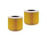 Vacuum Cleaner HEPA Filter. Compatible For Karcher A2004 A2054 A2204 A2656 WD2000 WD2250 WD2 WD3 Premium MV2 MV3 6,959-130(2pcs Filter Kit)