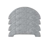 Vacuum Cleaner HEPA Filter Mop Cloth, Compatible With Imou L11 Spare Parts Main Brush Rotating Edge Side Brush Dust Collection Bag Robot Vacuum Cleaner Accessory Kit (Color : Mop 4PCS)