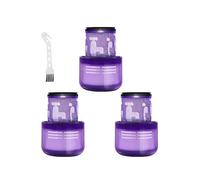 Vacuum Cleaner Hepa Post Filter Unit. Compatible for Dyson. Compatible for V11 SV14 V15 Cyclone Animal Absolute Total Clean Cordless Vacuum Cleaner Replacement Spare Parts (Color : 3 PCS)
