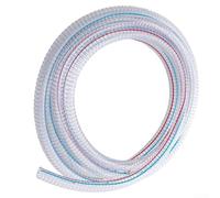 Vacuum Cleaner Hose 2m-10m PU Steel Wire Spiral Tube Flexible Replacement for Hetty James - 32mm Dust Extractor Suction Pipe Clear(10 Meter)