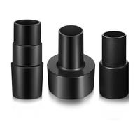 Vacuum Cleaner Hose Adapter Set, 3 Pieces: 63mm (2-1/2 inch) to 32mm (1-1/4 inch), 32mm to 35mm (1-3/8 inch) to 38mm (1-1/2 inch), 35mm to 32mm Reducer for Wet/Dry Vacuum Cleaners, Compatible