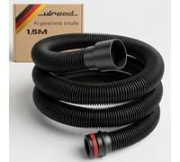 Vacuum Cleaner Hose for Bosch Click and Clean Suitable for Nilfisk, Parkside, Kärcher NT, Starmix, Flex 58 mm Adapter (150 cm)
