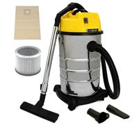 Vacuum Cleaner Industrial Wet & Dry Extra Powerful Stainless Steel 30L Hoover