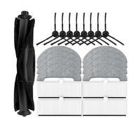 Vacuum Cleaner Main Brush Side Brush Hepa Filter Mop Rag Dust Bag Replacement Accessories. Comaptible For Honiture Q6 Pro (Color : Set Q)