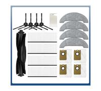 Vacuum Cleaner Main Brush Side Brush Hepa Filter Mop Rag Dust Bag Replacement Accessories. Comaptible For Neabot Nomo N2 (Color : Set A)