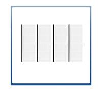 Vacuum Cleaner Main Brush Side Brush Hepa Filter Mop Rag Dust Bag Replacement Accessories. Comaptible For Neabot Nomo N2 (Color : 4pcs Filter)