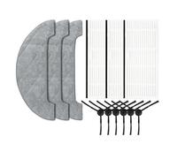 Vacuum Cleaner Main Brush Side Brush HEPA Filter Mop Rag Replacement Accessories. Comaptible For Uoni V980 Max(Set B)