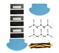 Vacuum Cleaner Main Roller Brush Side Brush Mop Cloth Hepa Filter Spare Parts，Compatible For Ecovacs Deebot DE55 DE53 DE6G Accessory (Color : B)