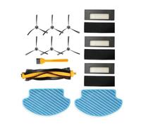 Vacuum Cleaner Main Roller Brush Side Brush Mop Cloth Hepa Filter Spare Parts，Compatible For Ecovacs Deebot DE55 DE53 DE6G Accessory (Color : 10 PCS)
