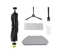 Vacuum Cleaner Main Side Brush Filter And Mop Cloth Replacement Accessories，Compatible For Qihoo Compatible For 360 S10 X100 MAX Spare Parts (Color : 6 mop cloths)