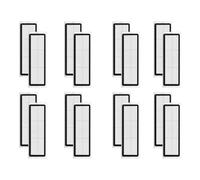 Vacuum Cleaner Main Side Brush, Filter, Mop Rag, Dust Cartridge Replacement Accessories. Comaptible For Dreame Bot W10, W10 Pro (Color : 16Pcs filter)