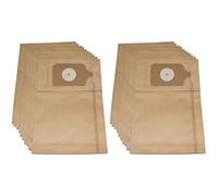 Vacuum Cleaner Paper Dust Bags Pack of 20 compatible with Numatic NQS250 NRV200 NV200