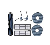 Vacuum Cleaner Part Roller Main Side Brush Filter Mop Cloth Dust Bag Accessories Spare Parts，Compatible For Eufy，X10 Pro Omni Robot(Set 2)