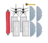 Vacuum Cleaner Parts Filter Mop Cloth Main Side Brush，Compatible For Xiaomi，Compatible For Roborock S7 S70 S75 S7 Max T7S / T7S Plus Accessories (Color : Set 6)