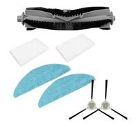 Vacuum Cleaner Parts for Cecotec for Conga for Y70 Robot Vacuum Cleaner Accessories Kit with 1 Main Brush 2 Filter 2 Side Brushes 2 Mop Cloth Pad