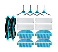 Vacuum Cleaner Parts, Main Side Brush, HEPA Filter, Mop Cloth, Compatible For Cecotec Conga 3290 3390 3490 3590 3690 3790 3890 Ultra (Color : Set20)