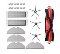 Vacuum Cleaner Parts，Removable Main Brush，Washable HEPA Filter Cloth，Compatible For Xiaomi S6 MaxV S60 S65 S5 MAX S6 Pure T6 (Color : As Shown-01)