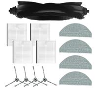 Vacuum Cleaner Parts Set for Hoover HG4 For Hydro Pro Filters, Mop Cloths, and Side Brushes for Thorough Clean