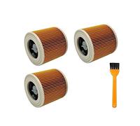 Vacuum Cleaner Replacement Accessories Spare Parts，Cartridge HEPA Filter，Air Dust Filters，Compatible For Karcher WD2250 WD3.200 MV2 MV3 WD3 (Color : 4pcs)
