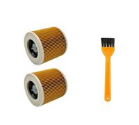 Vacuum Cleaner Replacement Accessories Spare Parts，Cartridge HEPA Filter，Air Dust Filters，Compatible For Karcher WD2250 WD3.200 MV2 MV3 WD3 (Color : 3pcs)