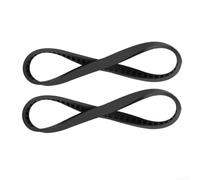 Vacuum Cleaner Replacement Belt for,2829-20 and Part 45-96-0050 Sturdy | Rubber Drive Belts for Smooth Roller Brush Operation Efficient Cleaning Accessory PCS of 2 Units