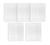 Vacuum Cleaner Replacement Filter Compatible with for Conga 8490 for Ultimate Ultra for Power Home Washable Filter Paper Elements for Dust Collection 5 Pack White